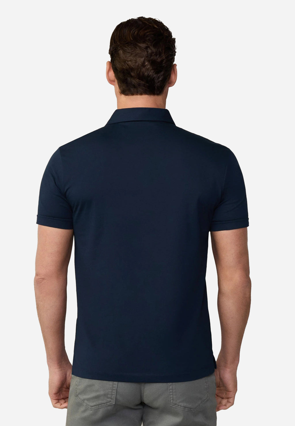 Camisa Polo Hombre Azul marino H.L.