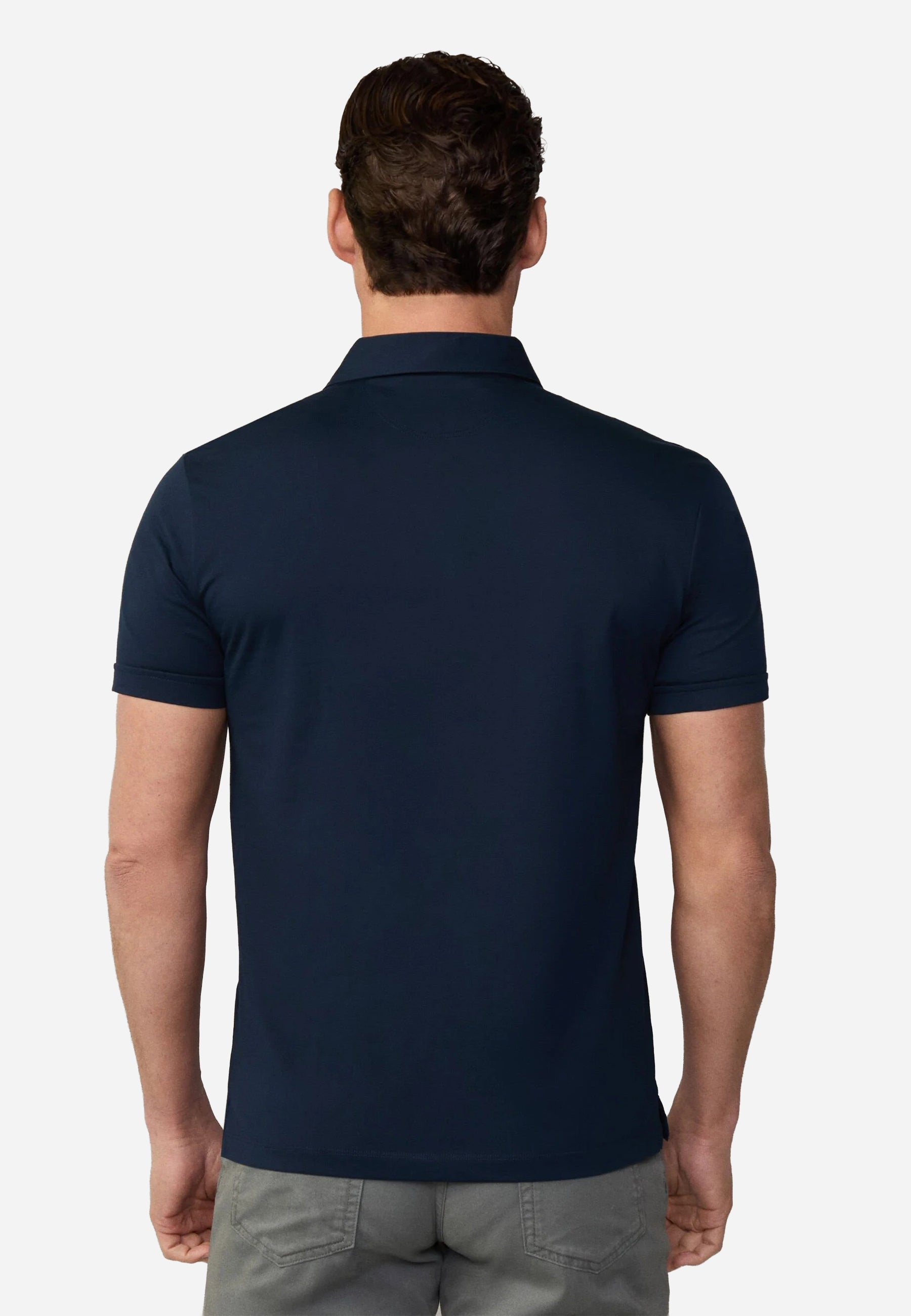 Camisa Polo Hombre Azul marino H.L.