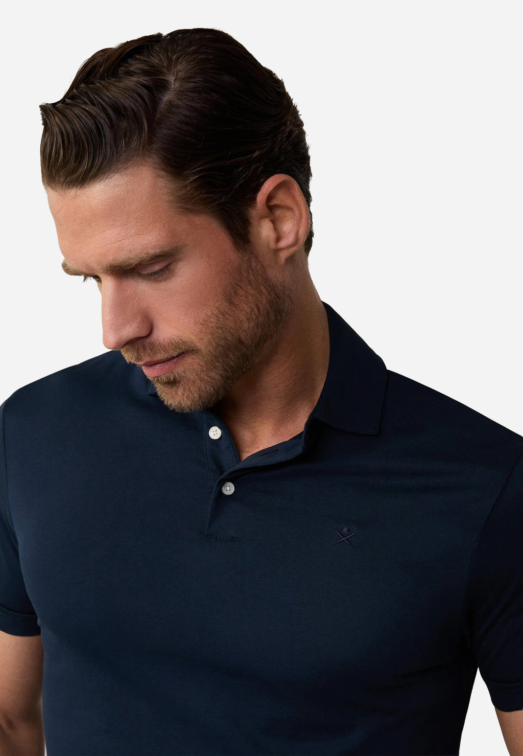 Camisa Polo Hombre Azul marino H.L.