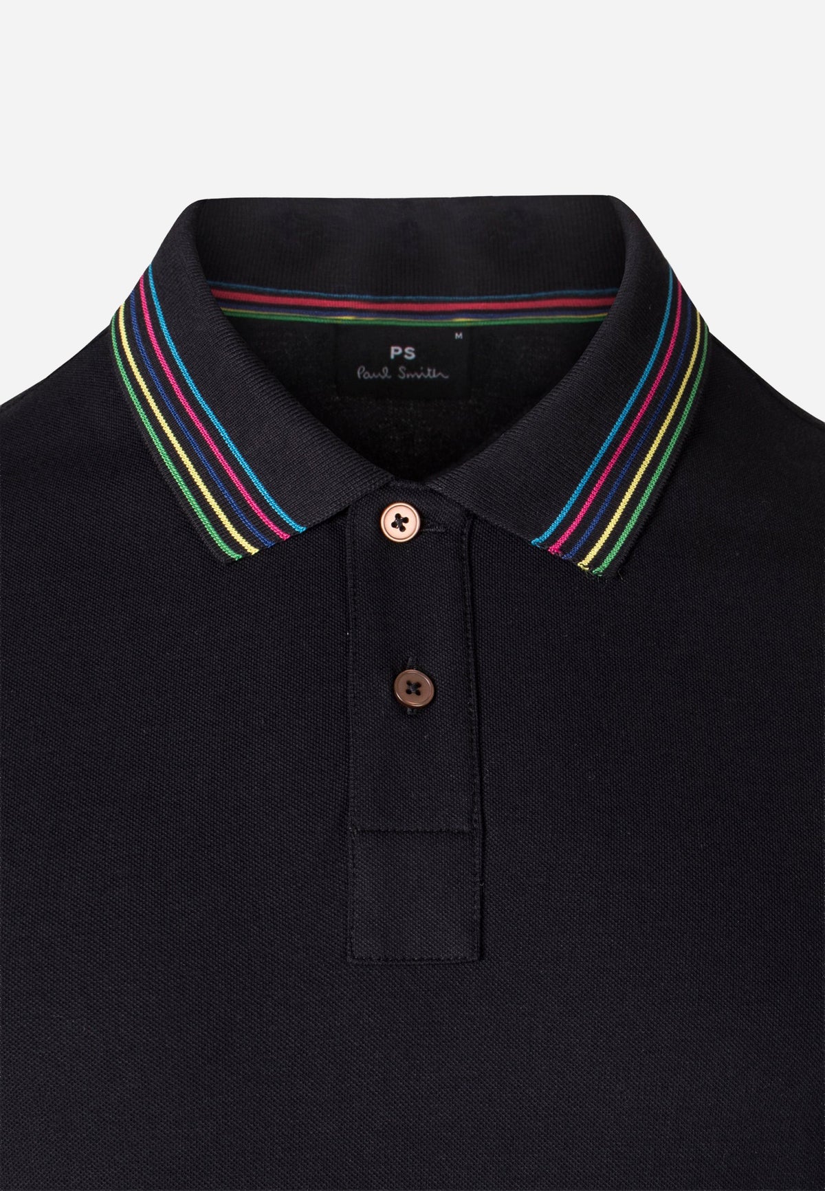 Camiseta Polo Negro P.S.