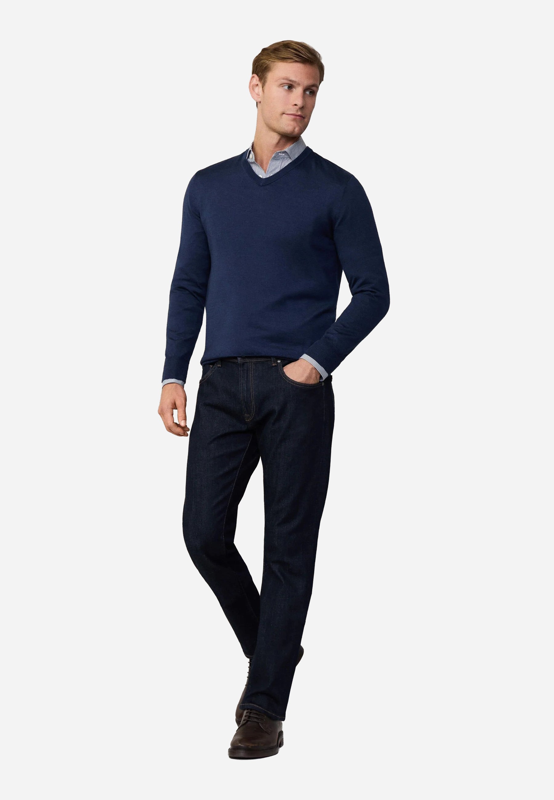Sweater Lana Azul Marino H.L.