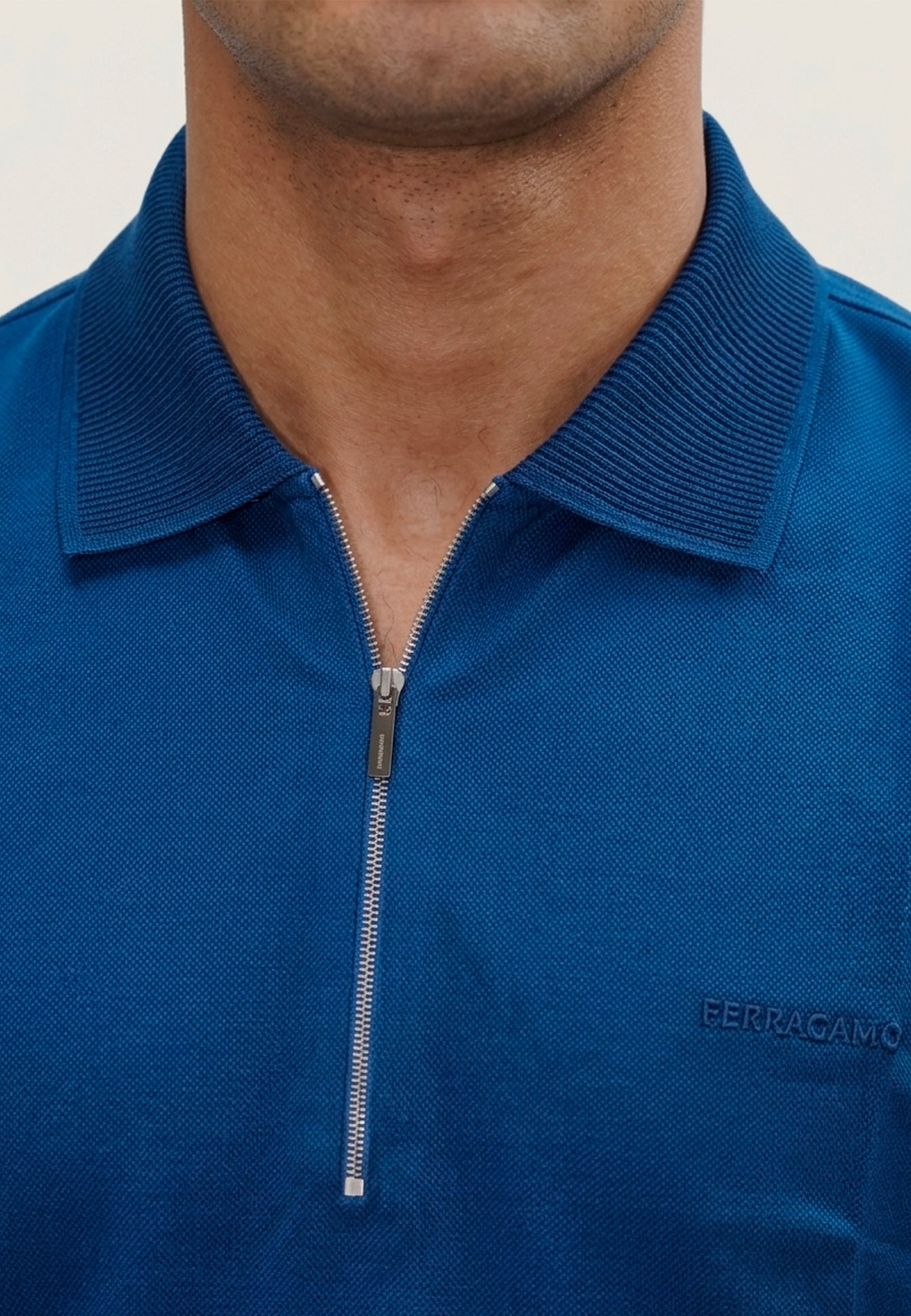Camiseta Polo Azul Hombre S.F.