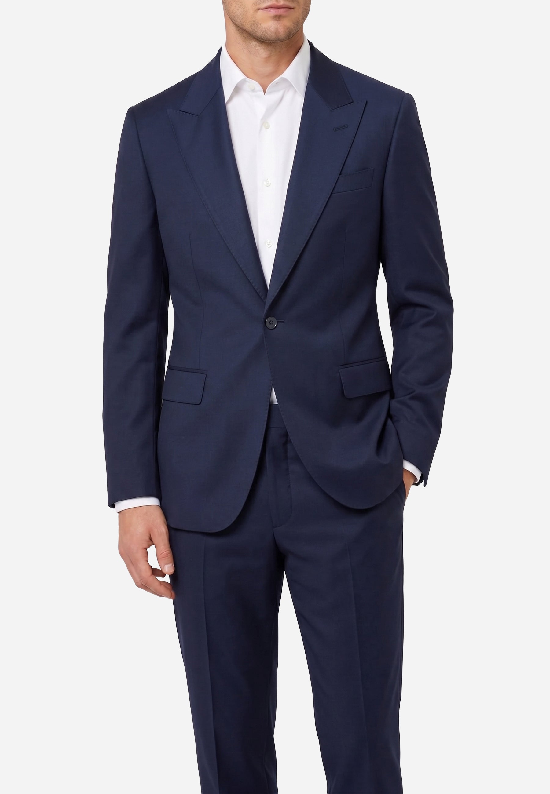 Traje Clásico Azul Marino Hombre H.L.