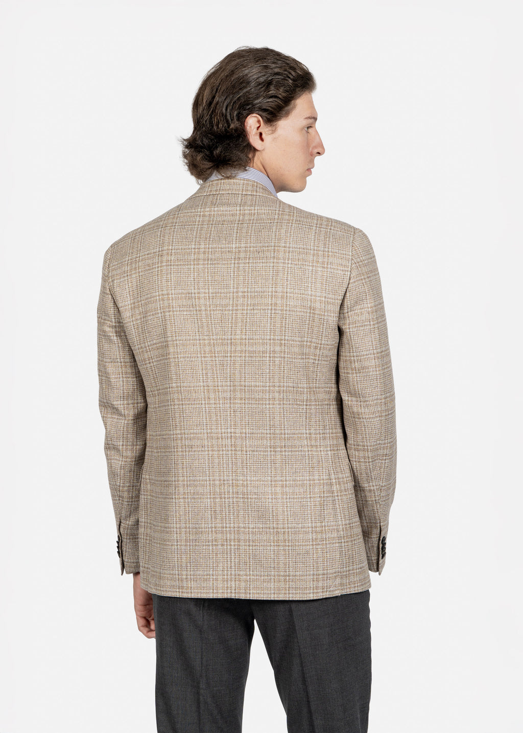 SACO CORNELIANI CAFE CUAD SEDA + LANA (936Y69-9316215-031)