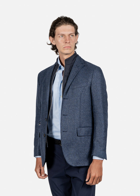 BLAZER CORNELIANI AZUL LANA (946G69-9418150-002)
