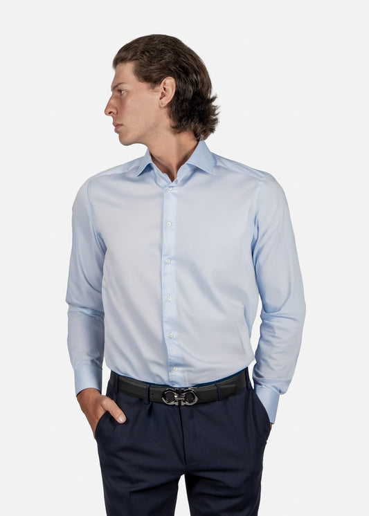 CAMISA CORNELIANI AZUL ALGODON (93P100-9311278-001)