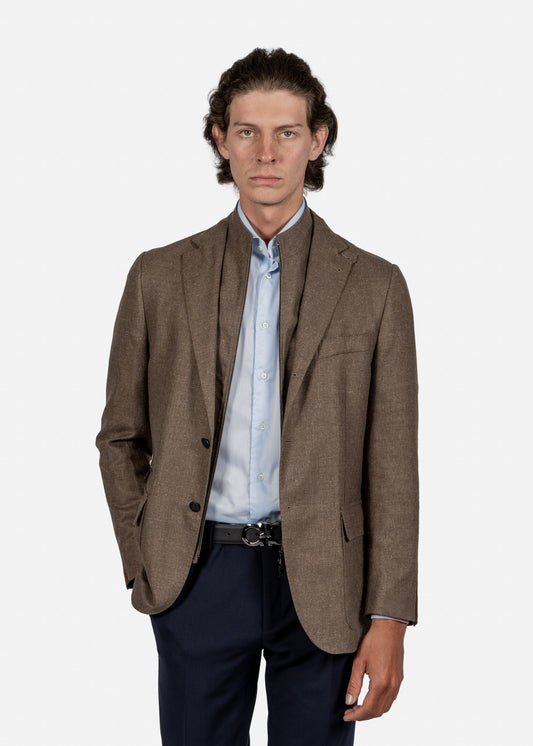 SACO CORNELIANI CAFE SEDA + LANA (93X595-9318264-033)