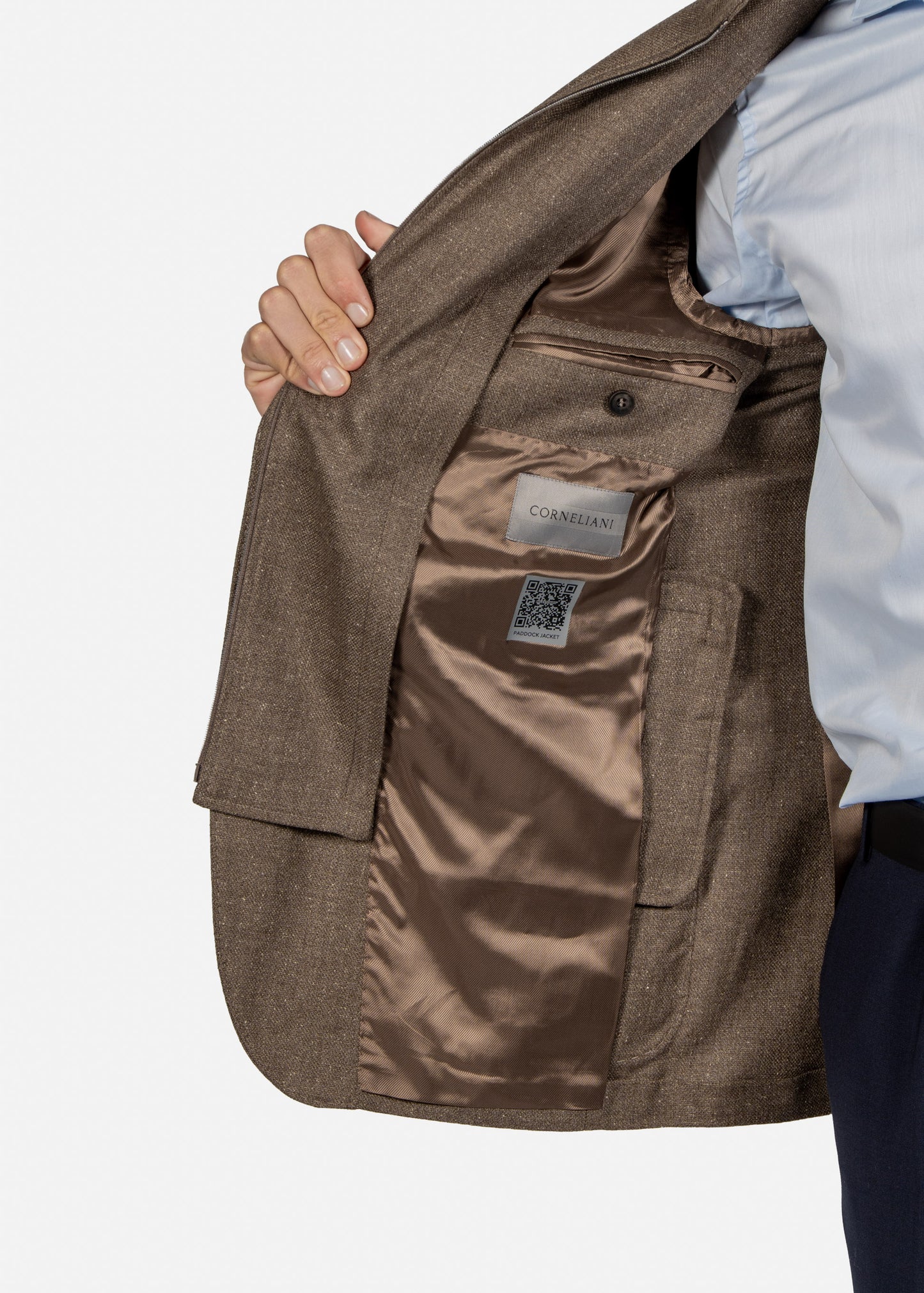 SACO CORNELIANI CAFE SEDA + LANA (93X595-9318264-033)