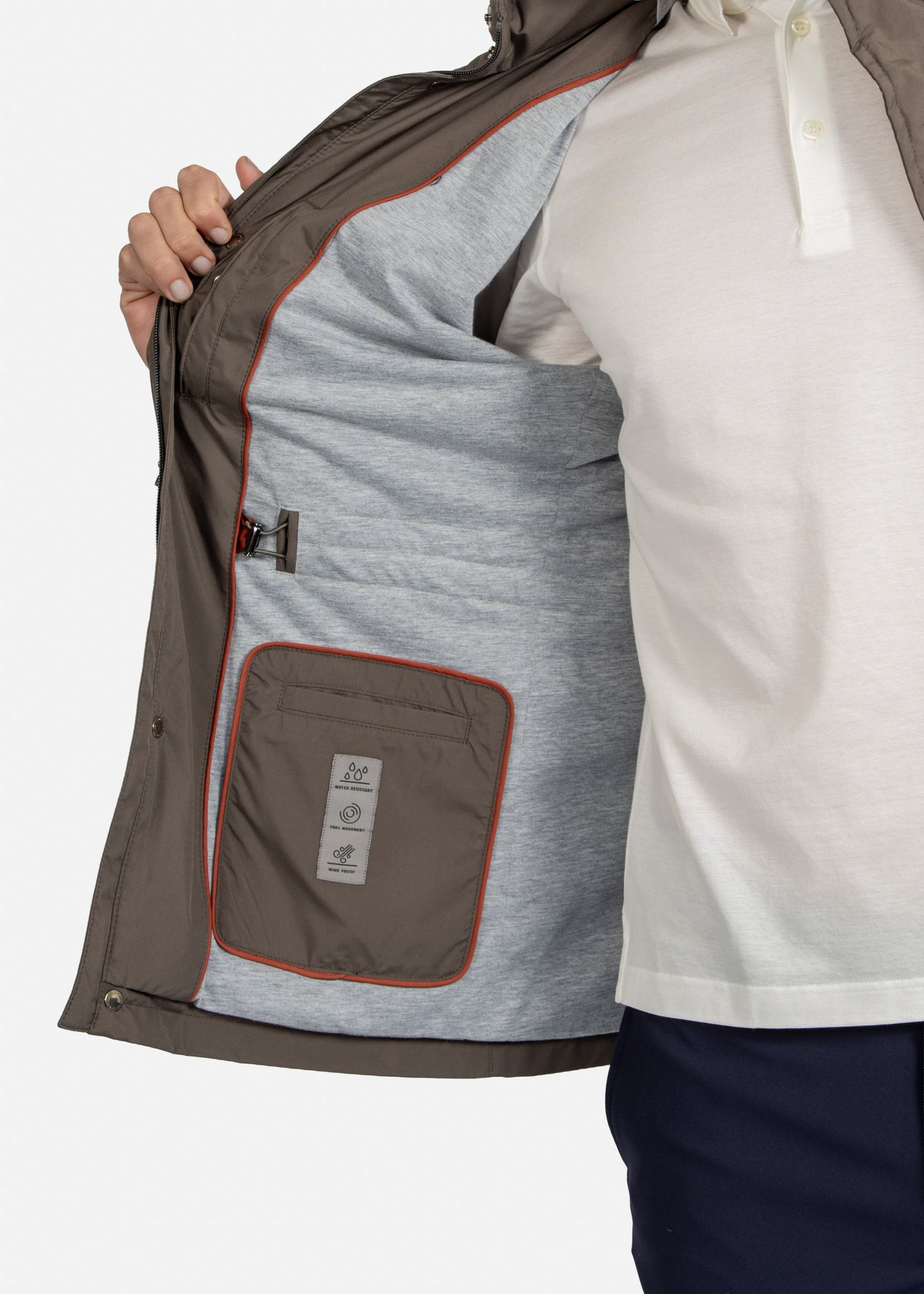 CHAQUETA CORNELIANI CAFE POLIESTER (9325C3-9320158-032)