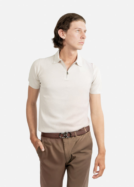 CAMISETA POLO CORNELIANI BEIGE ALGODON (93G515-9325021-073)