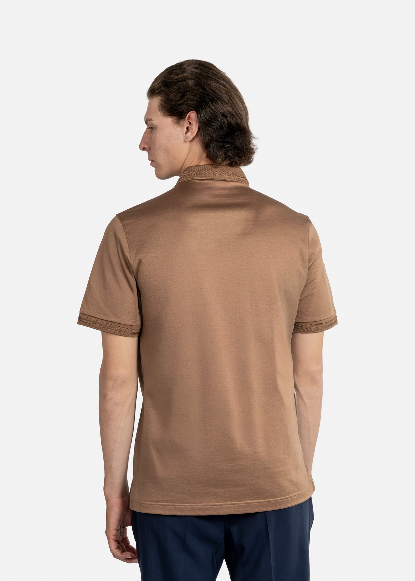 CAMISETA POLO CORNELIANI CAFE ALGODON (93G501-9325000-034)