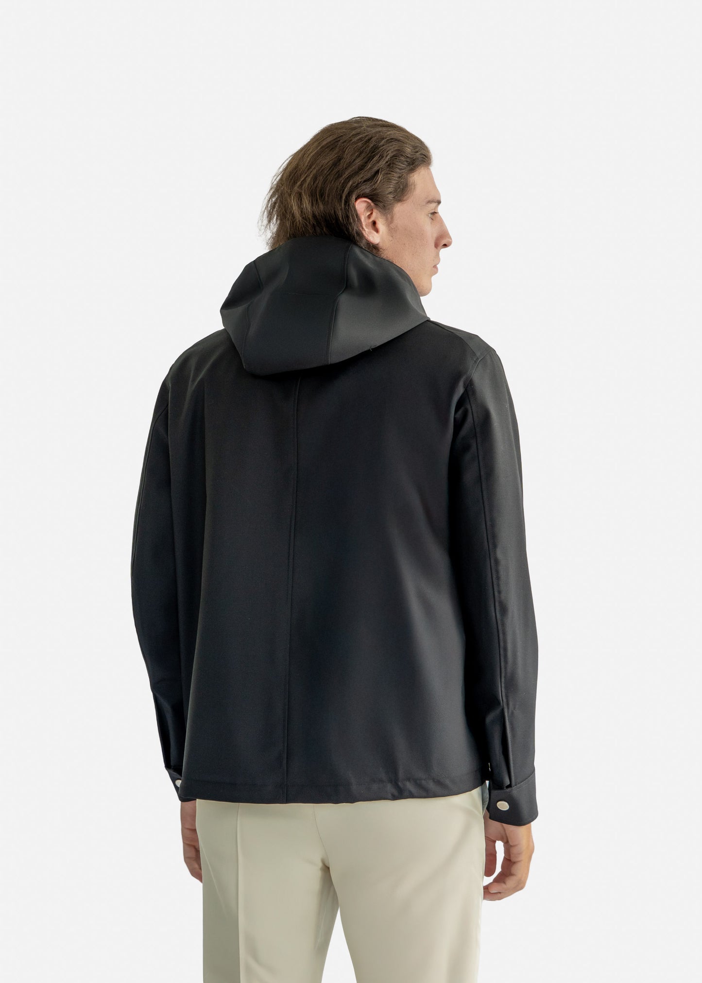 CHAQUETA CORNELIANI NEGRO POLIE + LANA + ELAS (93LHB7-9320124-020)