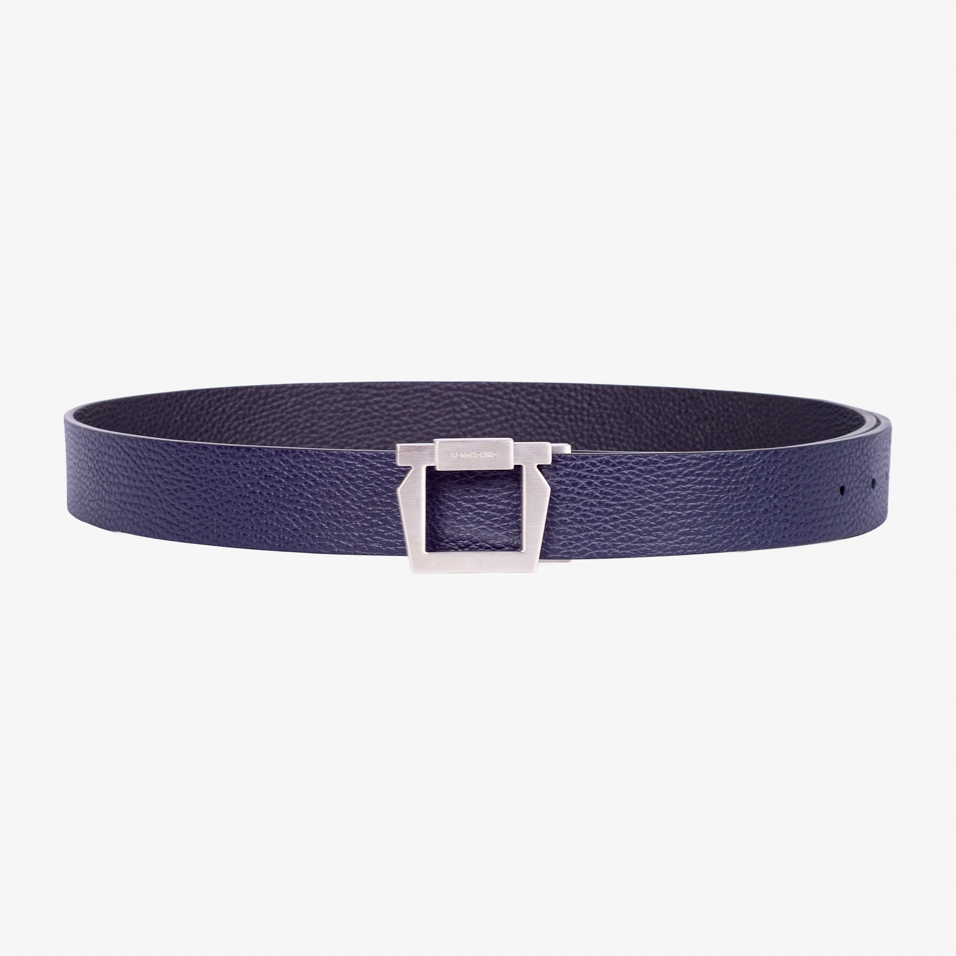 Cinturón Azul Oscuro/Negro Cuero
