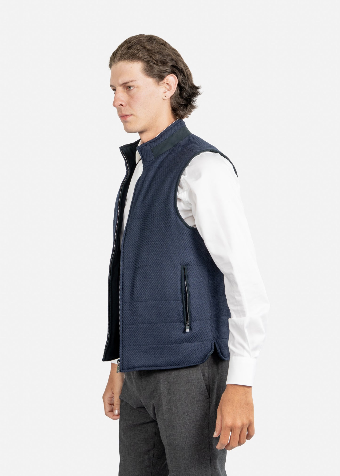 CHALECO CORNELIANI AZUL LANA (94C536-9416221-001)