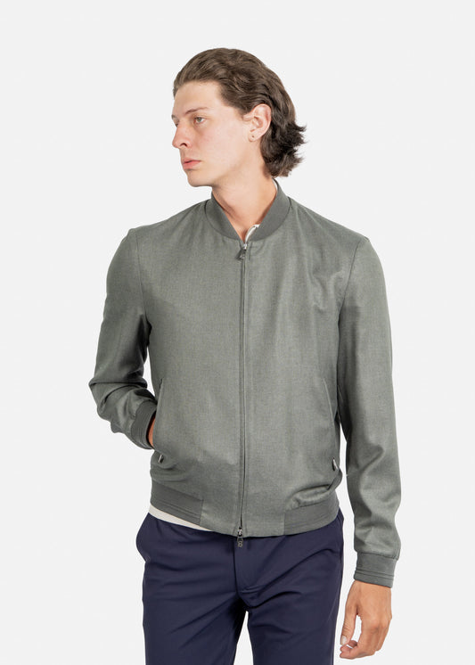 CHAQUETA CORNELIANI GRIS SEDA + LANA (93L588-9318264-053)