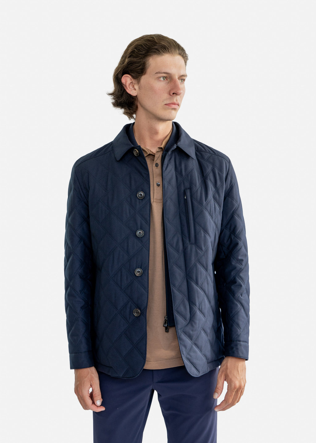 Chaqueta Botones Azul Marino C.