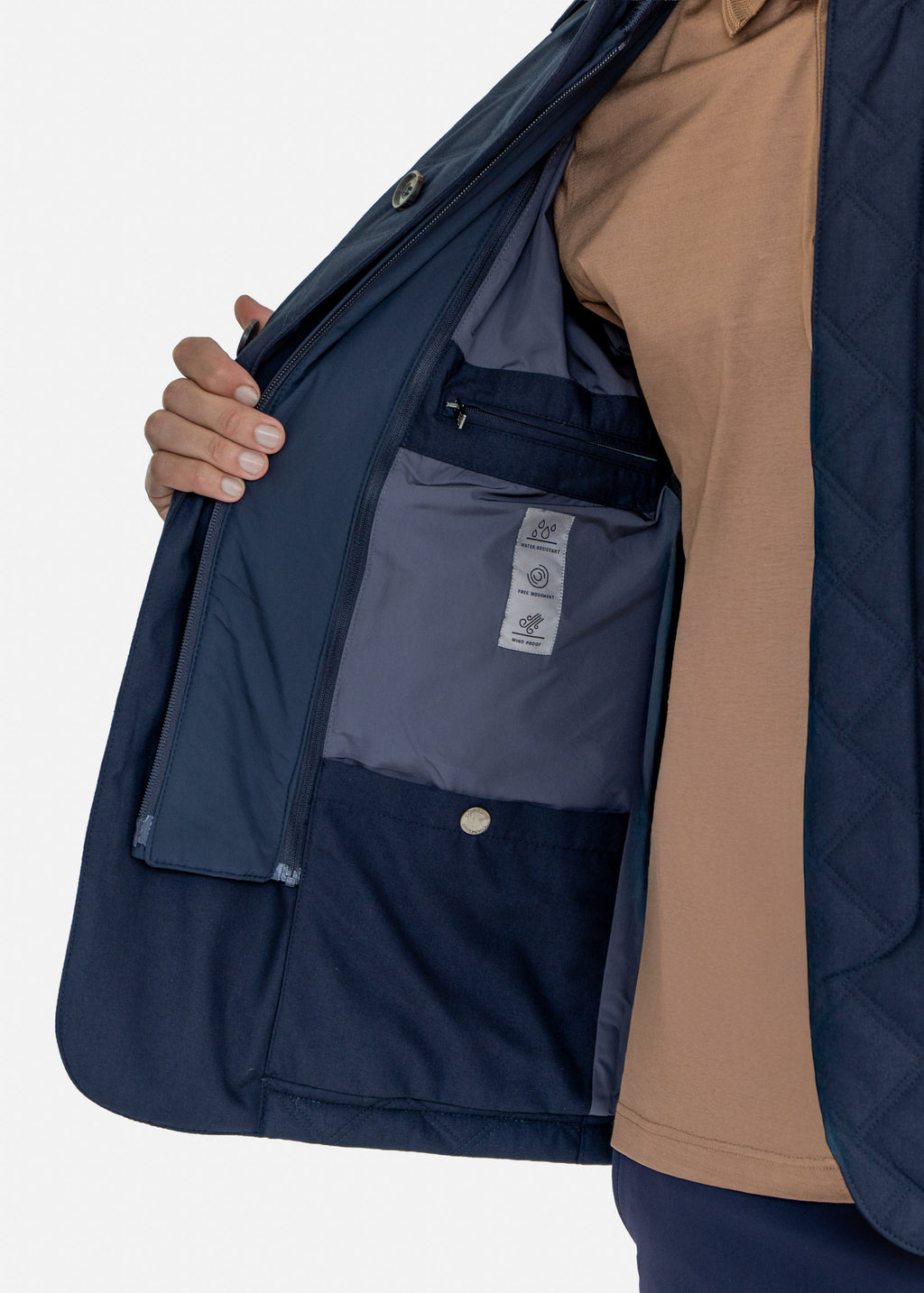 Chaqueta Botones Azul Marino C.