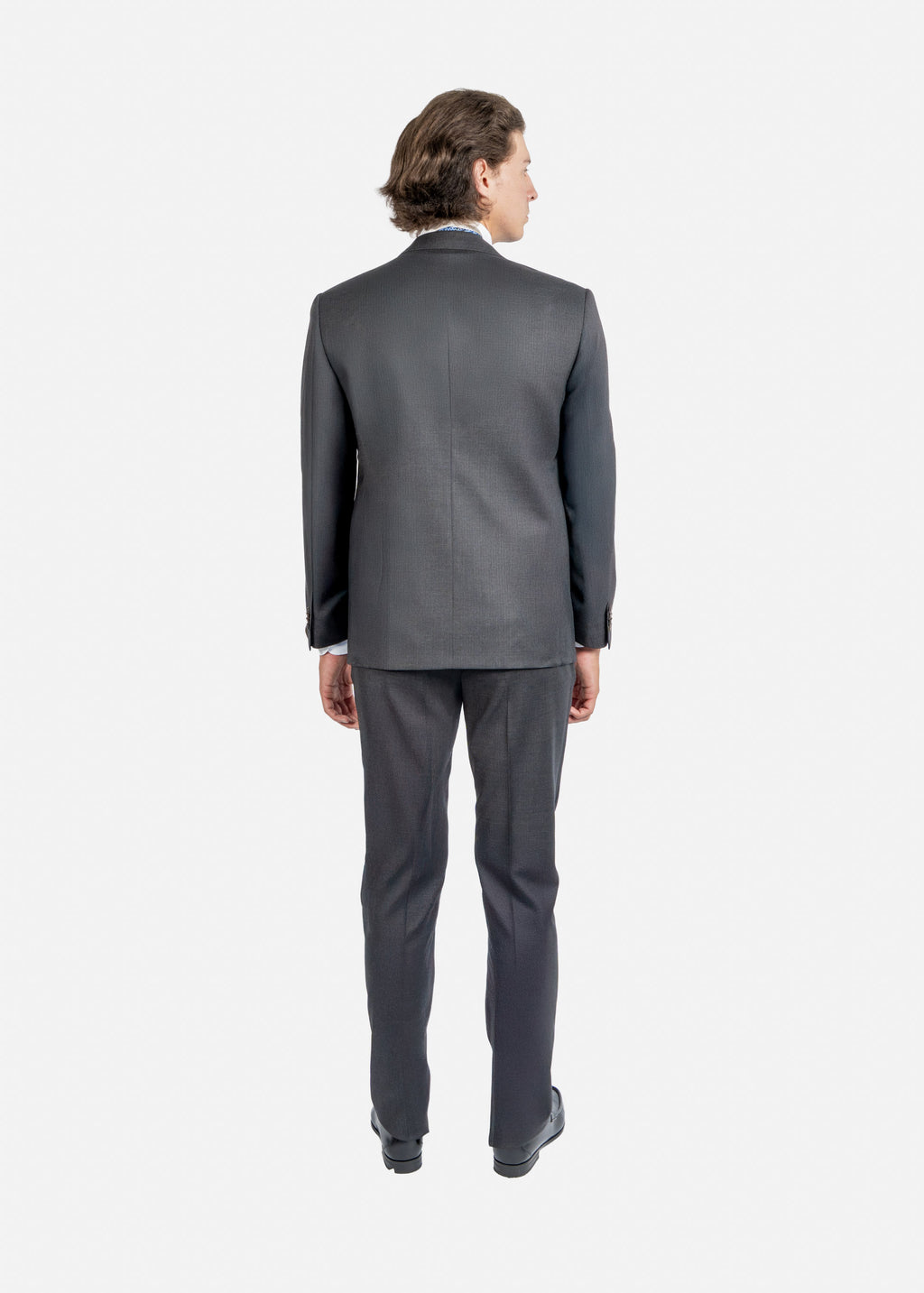 Traje Hombre Gris Lana C.
