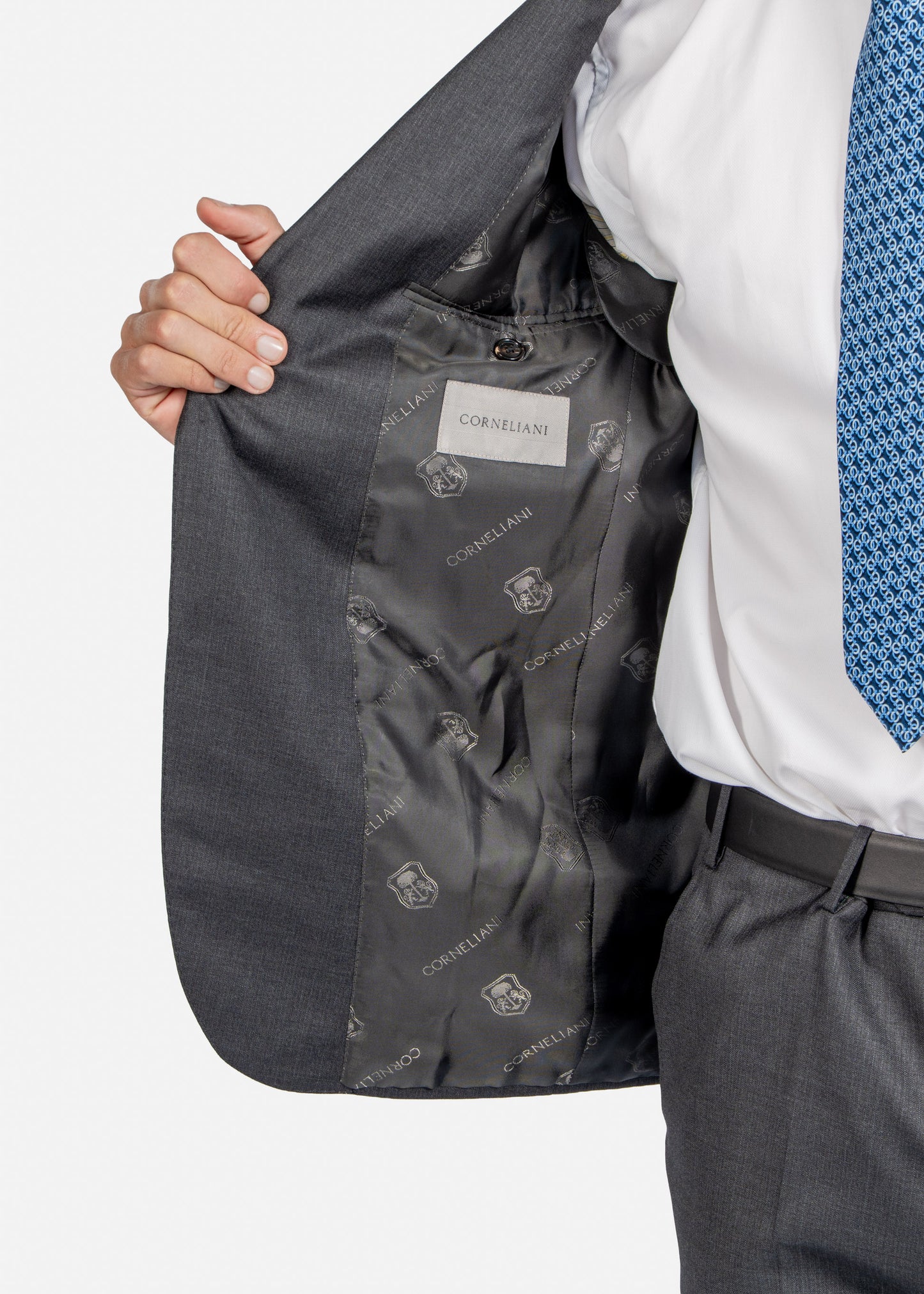 TRAJE CORNELIANI GRIS LANA (947275-9417428-014)