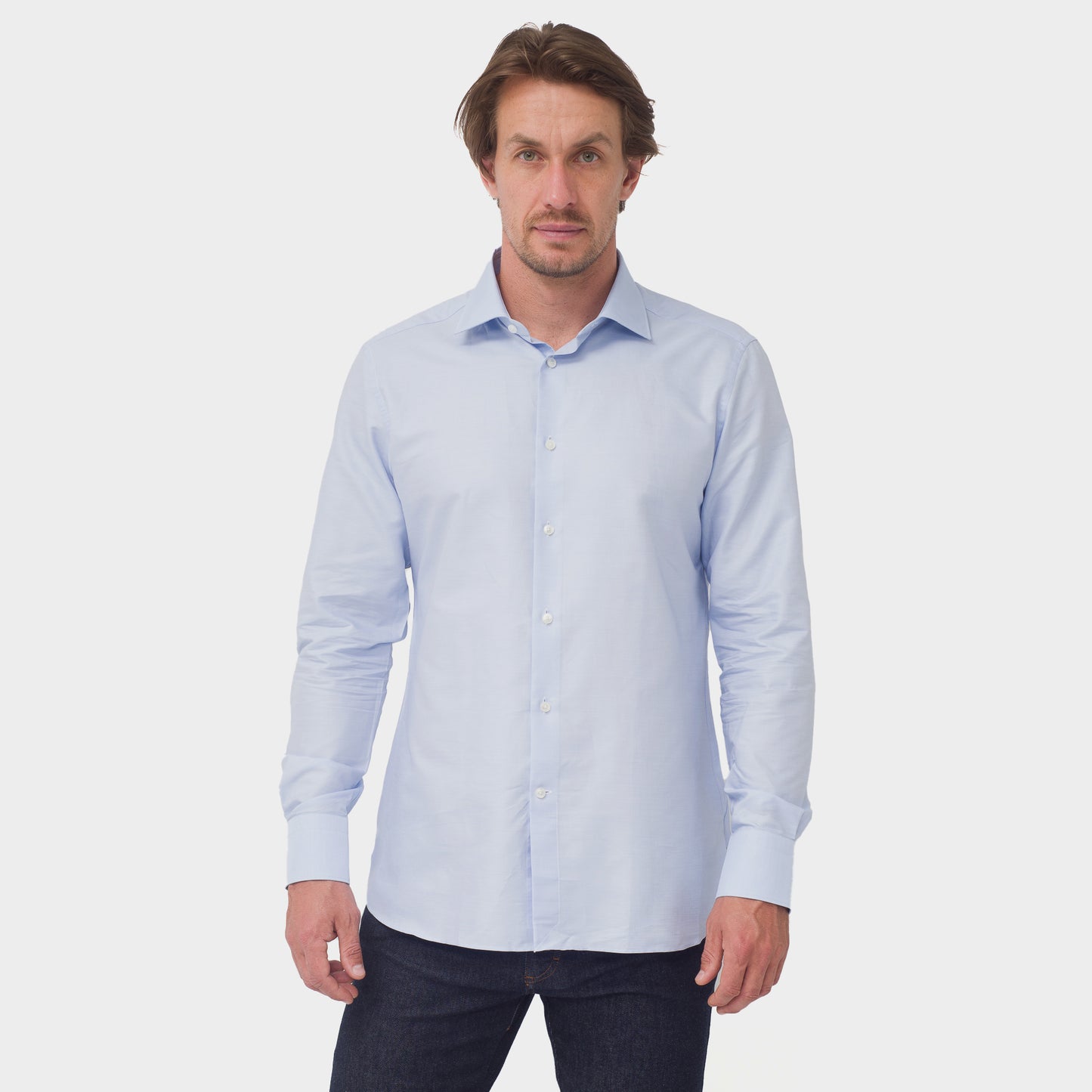 CAMISA SPORT E. ZEGNA AZUL PL (404108-9MS0MT)