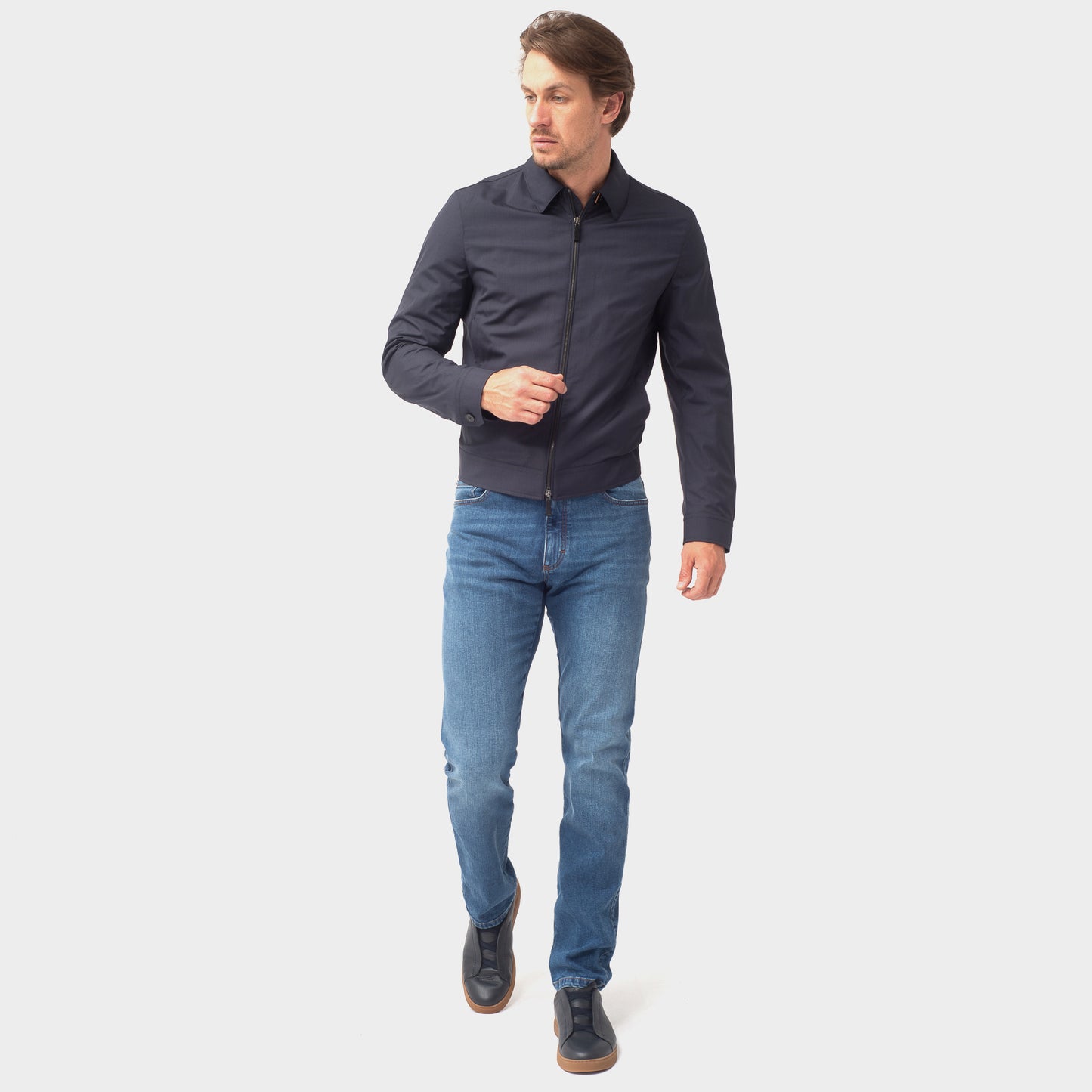 JEANS E. ZEGNA AZUL MEDIO ALGODON (UAI78-GAN-002)