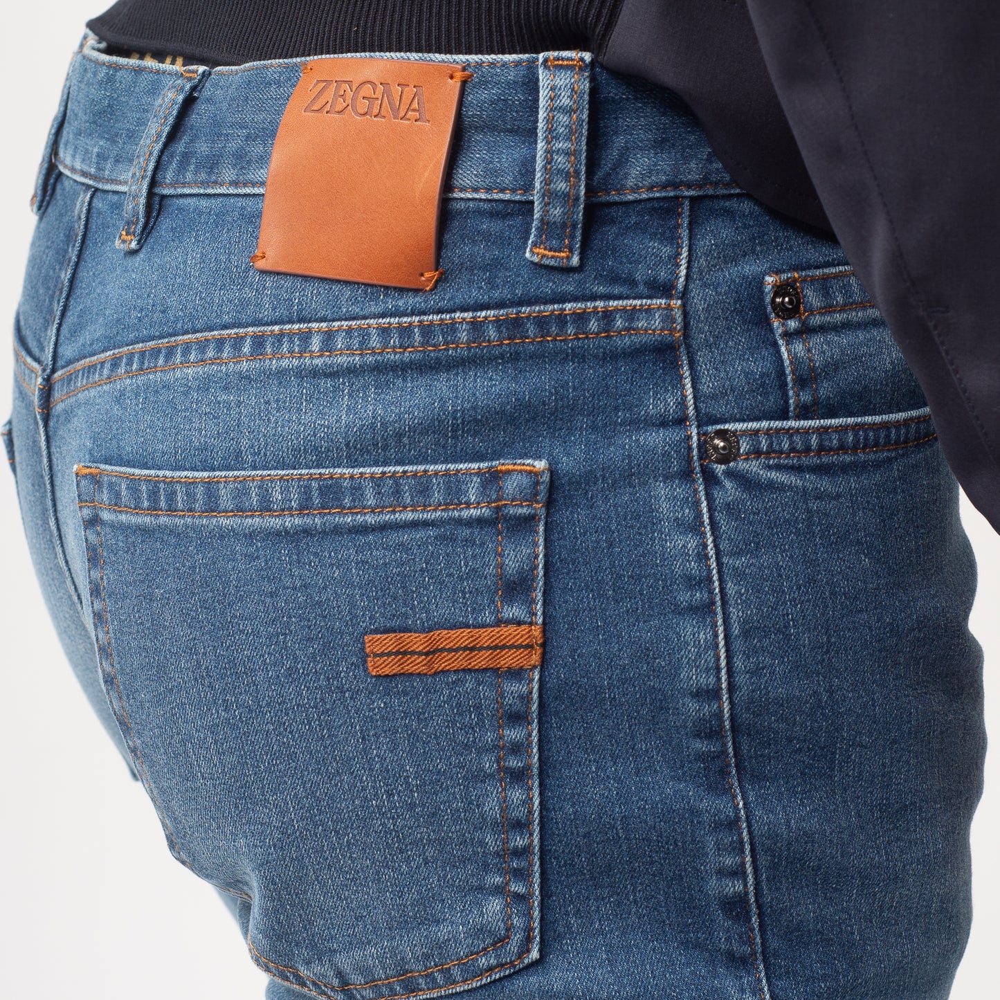 JEANS E. ZEGNA AZUL MEDIO ALGODON (UAI78-GAN-002)