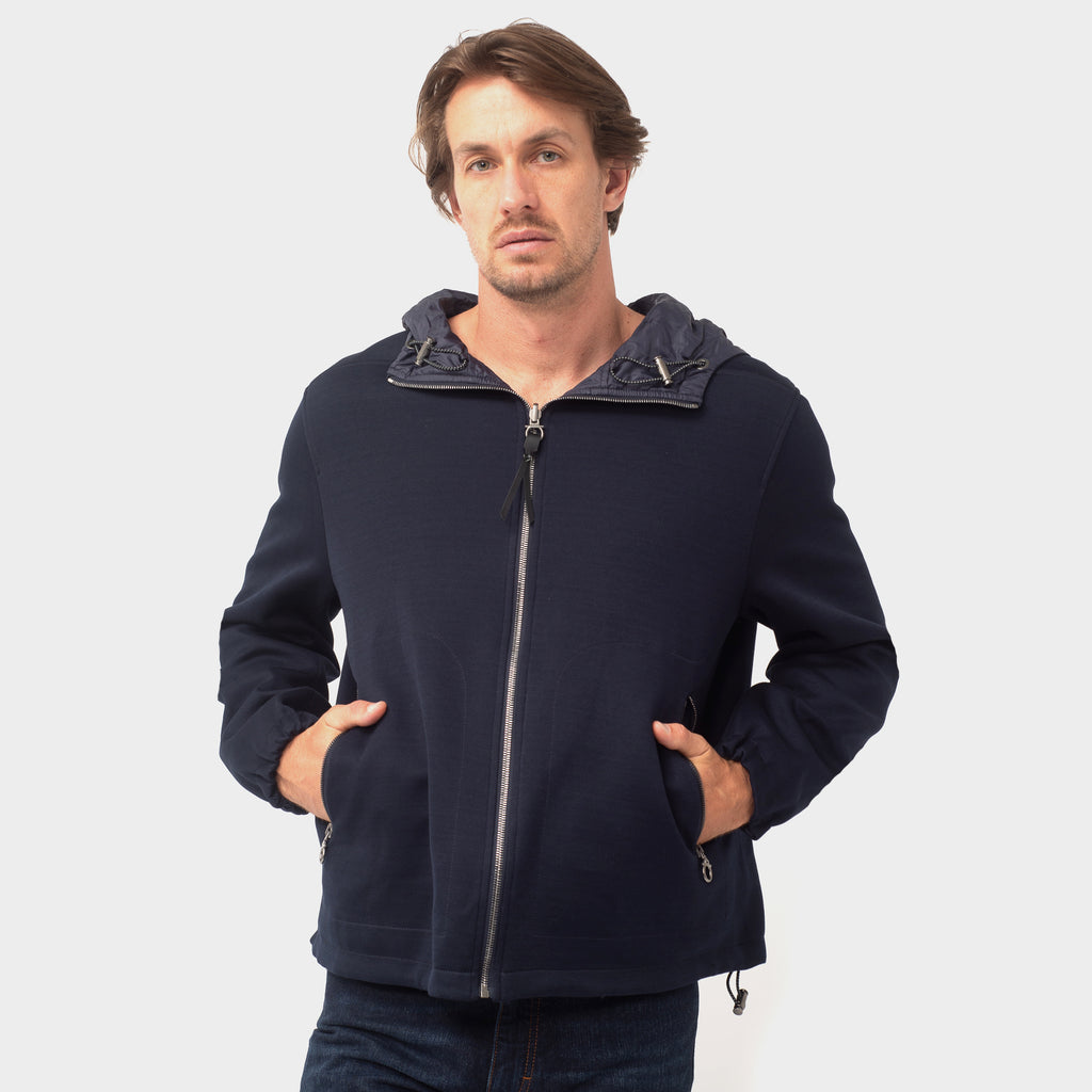 CHAQUETA FERRAGAMO AZUL ALGODON