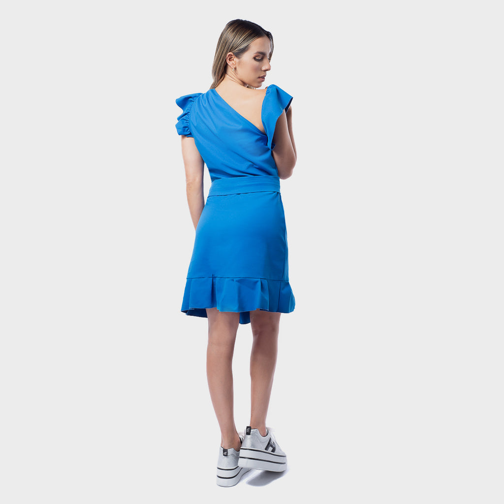 VESTIDO PINKO AZUL (1W10Z32845-G26)