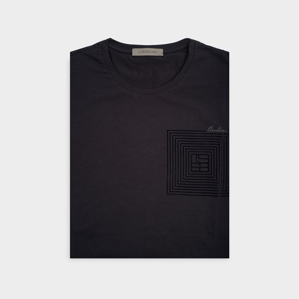 CAMISETA TSHIRT CORNELIANI AZUL (89G587-212003-009)