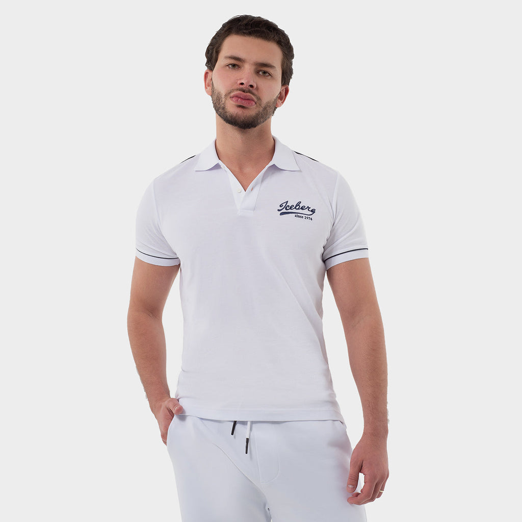 CAMISETA POLO ICEBERG BASEBALL (F03263101101)