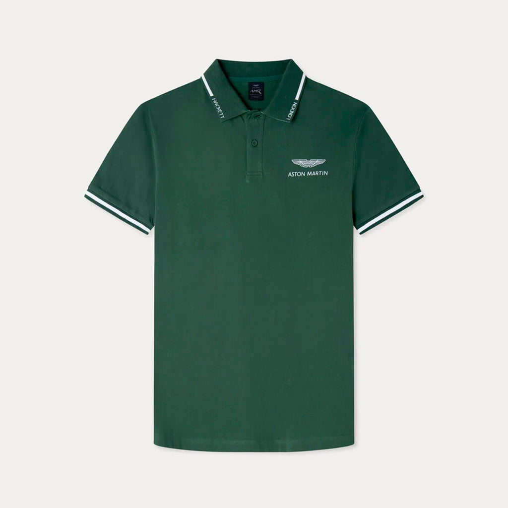 CAMISETA POLO HACKETT VERDE 100% COTTON (HM562941-6FV)